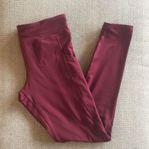 Workout leggings with pockets